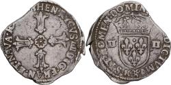 World Coins - Coin, France, Henri IV, 1/4 Ecu, Bordeaux, , Silver, Gadoury:597