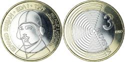 World Coins - Slovenia, 3 Euro, 2009, Vantaa, , Bi-Metallic, KM:85
