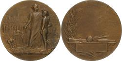 World Coins - France, Medal, La gymnastique, Bronze, Dropsy,