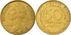 World Coins - Coin, France, Marianne, 50 Centimes, 1962, Paris, Col à 4 plis,