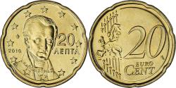 World Coins - Greece, 20 Euro Cent, 2010, , Brass, KM:212