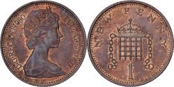World Coins - Great Britain, Elizabeth II, New Penny, 1980, Bronze, , KM:915