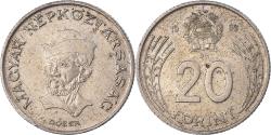 World Coins - Coin, Hungary, 20 Forint, 1989, , Copper-nickel, KM:630