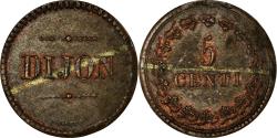 World Coins - Coin, France, Delarue, 5 Centimes, Dijon, ESSAI, , Bronze, Mazard:1391