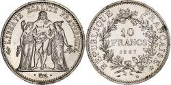World Coins - France, 10 Francs, Hercule, 1967, Paris, Silver, , Gadoury:813, KM:932