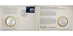 World Coins - Ireland, Medal + stamp, International Society of Postmasters, 1978, Silver