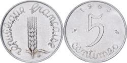 World Coins - France, 5 Centimes, Épi, 1963, Paris, Stainless Steel, , Gadoury:172