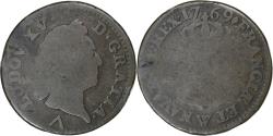 World Coins - France, Louis XV, Sol à la vieille tête, 1769, Lille, Copper,