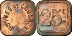 World Coins - Coin, France, Usine de Couëron, Couëron, 25 Centimes, , Copper