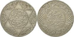World Coins - Coin, Morocco, Yusuf, 1/2 Rial, 5 Dirhams, 1913, bi-Bariz, Paris,