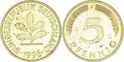 World Coins - Coin, GERMANY - FEDERAL REPUBLIC, 5 Pfennig, 1996
