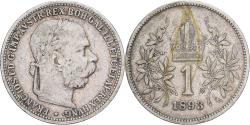 World Coins - Austria, Franz Joseph I, Corona, 1893, Vienna, Silver, , KM:2804