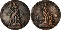 World Coins - France, Medal, Ligue des Patriotes, History, 1882, Dubois.H, , Bronze