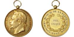 World Coins - France, Medal, Second French Empire, Arts & Culture, 1867, Desaide,