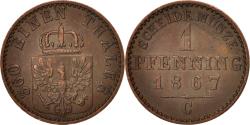 World Coins - Coin, German States, PRUSSIA, Wilhelm I, Pfennig, 1867, Cleves,