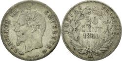 World Coins - Coin, France, Napoleon III, Napoléon III, 20 Centimes, 1860, Paris,