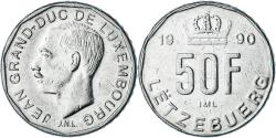 World Coins - Luxembourg, 50 Francs, 1990