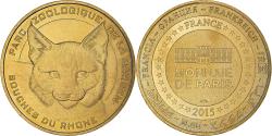 World Coins - France, Token, Tourist Token, 13/ Zoo de La Barben - Lynx, 2015, Monnaie de