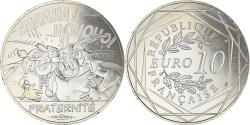 World Coins - France, 10 Euro, Astérix - Fraternité - Chez les Belges, 2015, Paris
