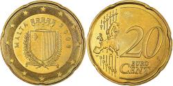 World Coins - Malta, 20 Euro Cent, The arms of Malta, 2008, , Nordic gold