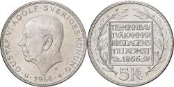 World Coins - Sweden, Gustaf VI, 5 Kronor, 1966, Silver, , KM:839