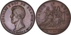 World Coins - France, Medal, Charles X, Sacre à Reims, History, 1825, De Puymaurin, HYBRIDE