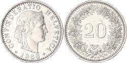 World Coins - Coin, Switzerland, 20 Rappen, 1988