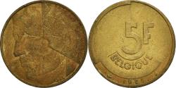 World Coins - Coin, Belgium, 5 Francs, 5 Frank, 1986, Brussels, , Brass Or