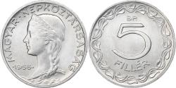 World Coins - Hungary, 5 Filler, 1965, Budapest, Aluminum, , KM:549