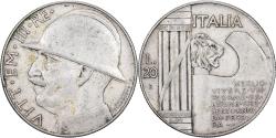 World Coins - Italy, Vittorio Emanuele III, 20 Lire, 1928, Rome, Silver, , KM:70