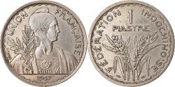 World Coins - Coin, Indochine, 1 Piastre, 1947, Paris, , Cupro-nickel, Lecompte:320