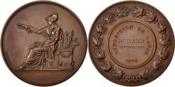World Coins - France, Medal, French Third Republic, Sciences & Technologies, 1874, Brenet