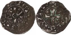 World Coins - County of Troyes, Champagne, Hugues I, Denier, 1089-1125, Troyes, Billon