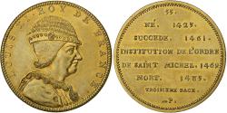 World Coins - France, Medal, Roi de France, Louis XI, Copper-nickel Aluminium, Piéfort