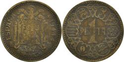 World Coins - Coin, Spain, Peseta, 1944