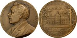 World Coins - France, Medal, Adolphe Cherioux, Conseiller Municipal, 1920, Bronze, Pillet