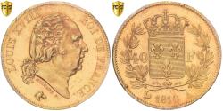 World Coins - France, Louis XVIII, 40 Francs, 1816, Paris, Gold, PCGS, , Gadoury:1092