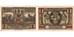 World Coins - Germany, Strasburg, 1 Mark, EF(40-45)