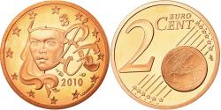 World Coins - France, 2 Euro Cent, 2010, Proof, , Copper Plated Steel, KM:1283
