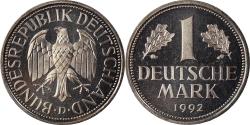 World Coins - Coin, GERMANY - FEDERAL REPUBLIC, Mark, 1992, Munich, BE, , Copper-nickel
