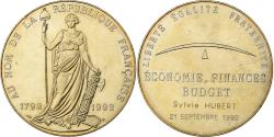 World Coins - France, Medal, Economie, Finances, Budget, 1992, Copper-nickel,