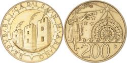 World Coins - Coin, San Marino, 200 Lire, 1992, , Aluminum-Bronze, KM:285