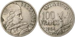 World Coins - France, 100 Francs, Cochet, 1954, Beaumont - Le Roger, Copper-nickel,