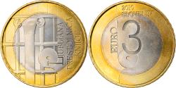 World Coins - Slovenia, 3 Euro, 2010, , Bi-Metallic, KM:95