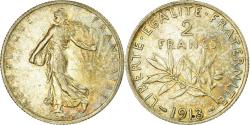 World Coins - Coin, France, Semeuse, 2 Francs, 1913, Paris, , Silver, KM:845.1