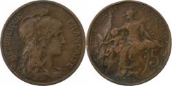 World Coins - France, 5 Centimes, Dupuis, 1904, Paris, Bronze, , Gadoury:165, KM:842