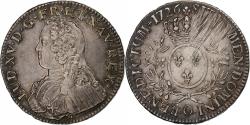 World Coins - France, Louis XV, Ecu aux branches d'olivier, 1726, Riom, Silver,