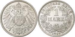 World Coins - Coin, GERMANY - EMPIRE, Wilhelm II, Mark, 1907, Munich, , Silver, KM:14
