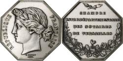 World Coins - France, Token, République, Notaires de Versailles, 1978, Silver, E. ROGAT