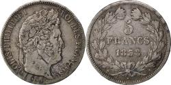 World Coins - Coin, France, Louis-Philippe, 5 Francs, 1838, Paris, , Silver